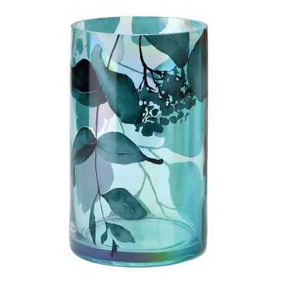 Vaso in vetro "Botanic" verde 12x20(h) cm